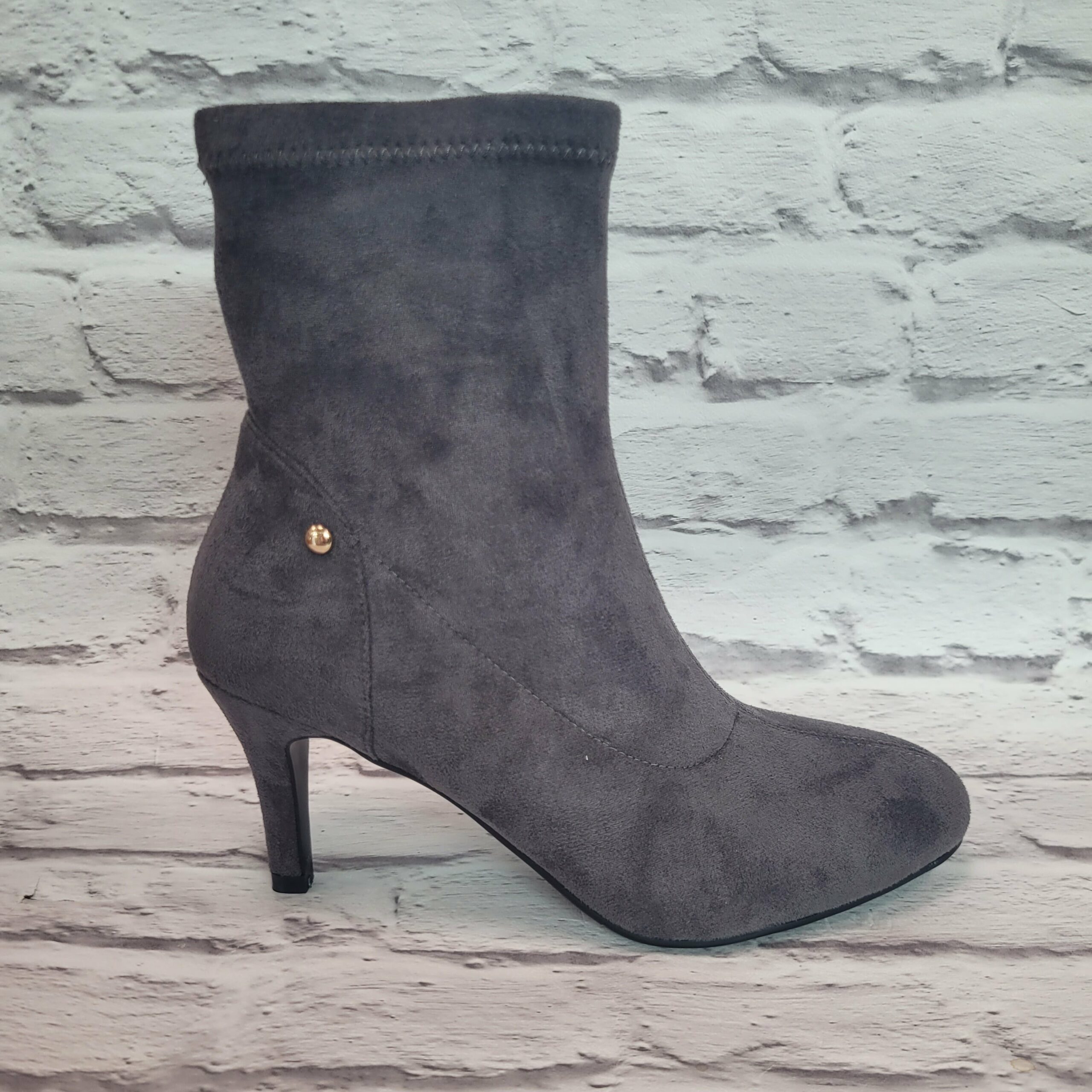 Grey suede sale sock boots