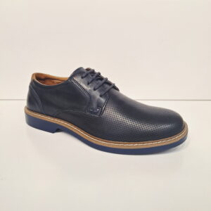 Imac 100460 Blue Mens Laced Dress Leather Shoe