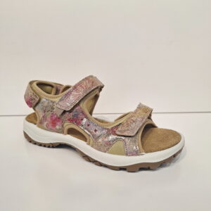 Imac 109290 Gold Print Ladies Walking Sandal
